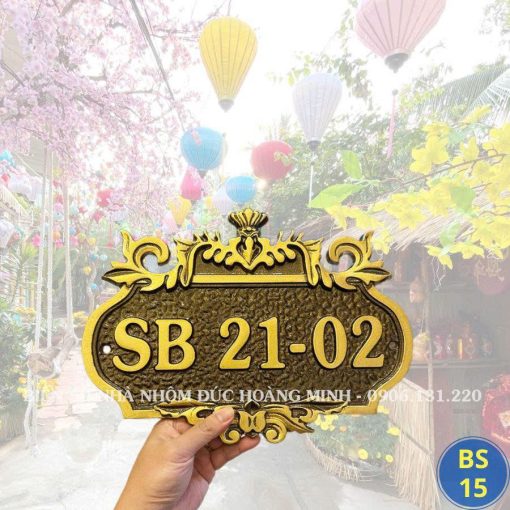 BIỂN SỐ NHÀ HOT - BS15