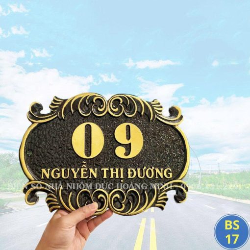 BIỂN SỐ NHÀ HOT - BS17