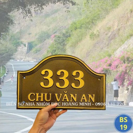 BIỂN SỐ NHÀ HOT - BS19