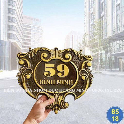 BIỂN SỐ NHÀ HOT - BS18