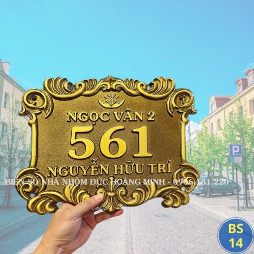 BIỂN SỐ NHÀ HOT - BS14