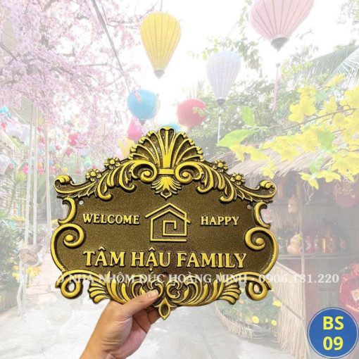 BIỂN SỐ NHÀ HOT - BS9