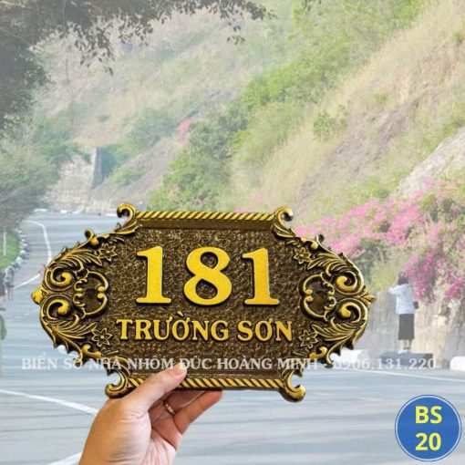 BIỂN SỐ NHÀ HOT - BS20