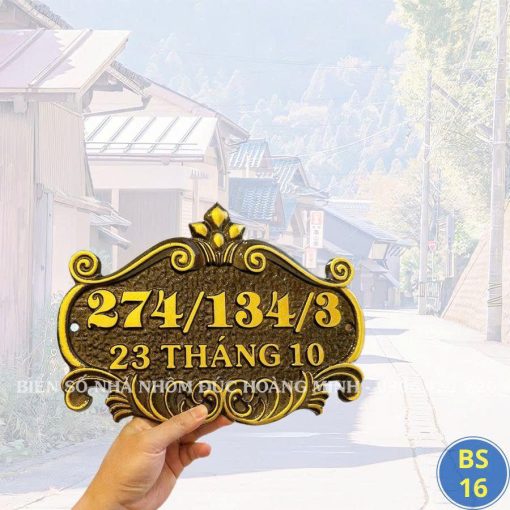 BIỂN SỐ NHÀ HOT - BS16