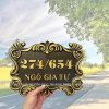 BIỂN SỐ NHÀ - MS11
