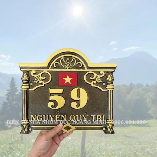 BIỂN SỐ NHÀ VƯƠNG MIỆN - MS12