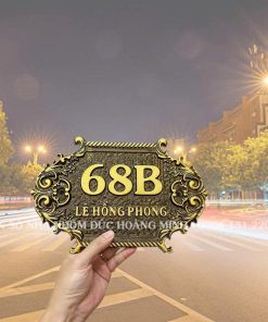 BIỂN SỐ NHÀ HOA DÂY - MS03